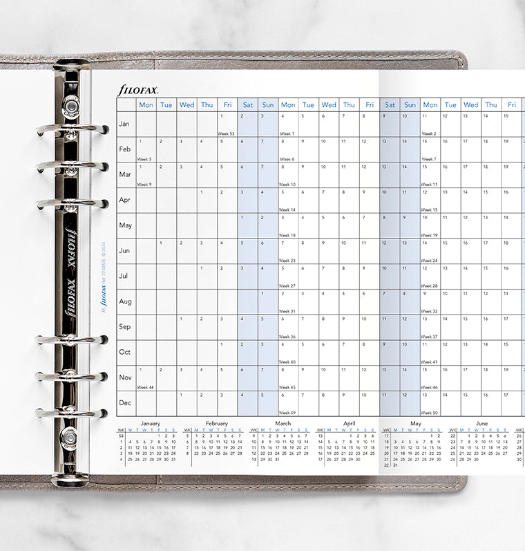 filofax-jahresplaner-englisch-a5-2027-leporello image 2