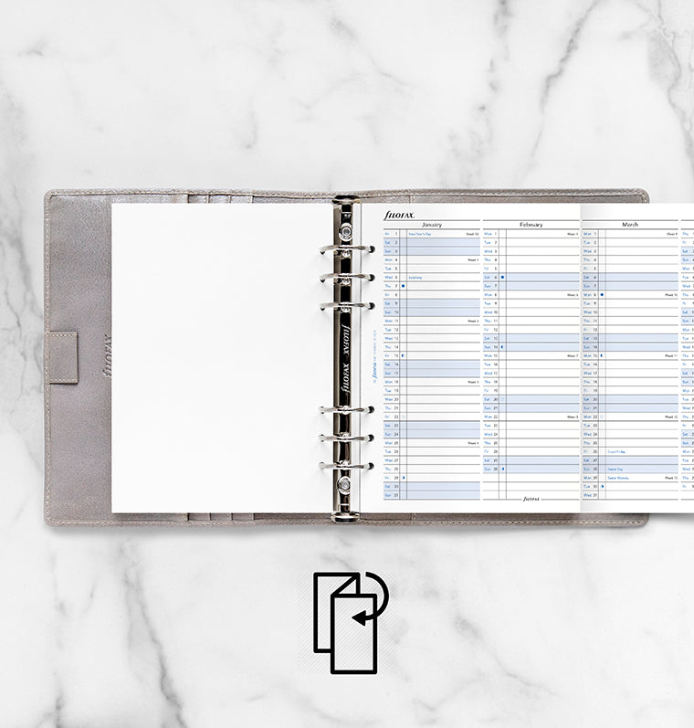 filofax-jahresplaner-2027-a5-englisch-leporello image 3