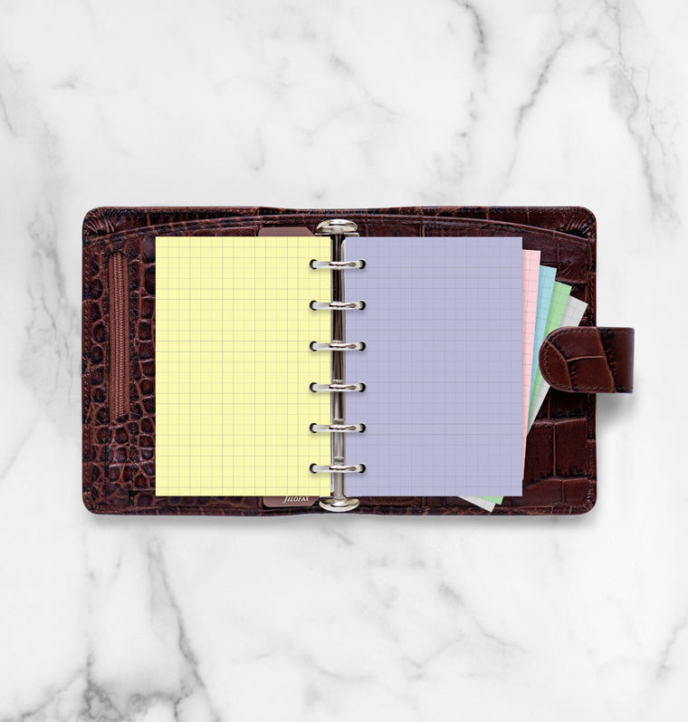 filofax-notizpapier-pastel-kariert-pocket image 3