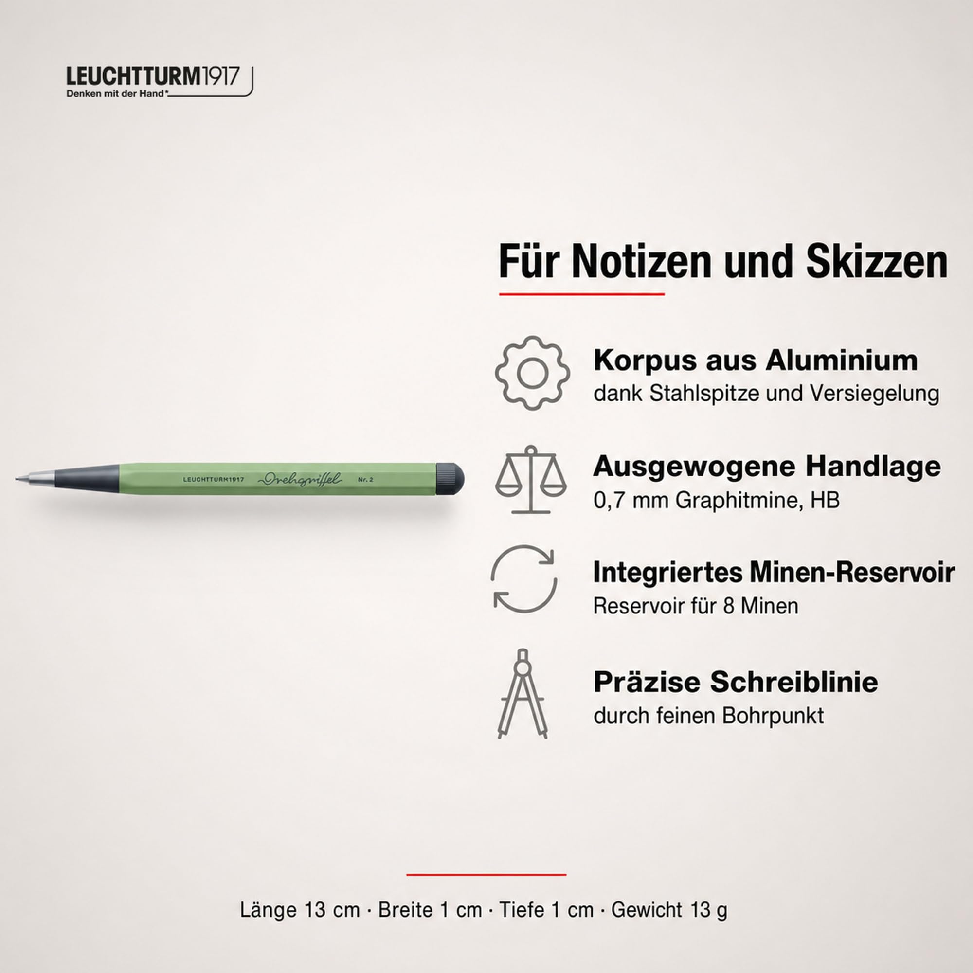 leuchtturm1917-drehgriffel-nr-1-kugelschreiber-salbei image 2