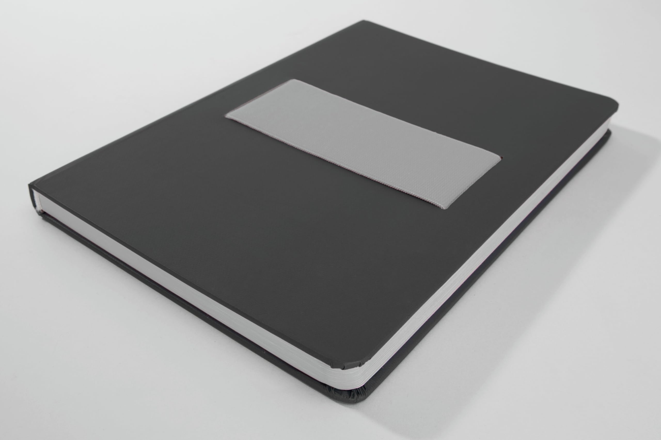 sigel-linescape-notizbuch-a5-liniert-hardcover-dark-grey-light-grey-mit-gummiban image 2
