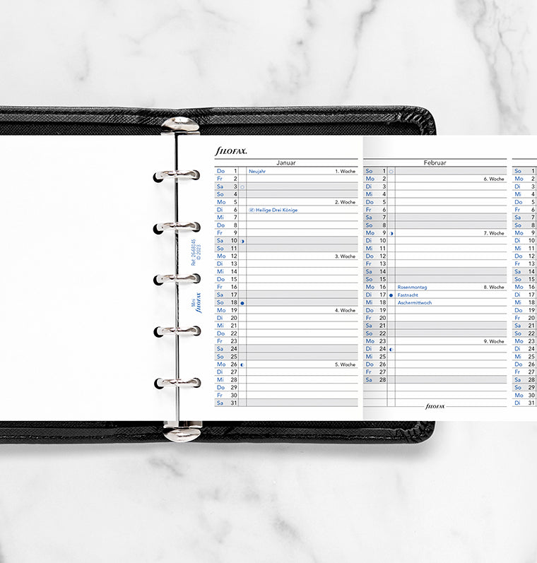 filofax-jahresplaner-deutsch-mini-2026-leporello-einlage image 2