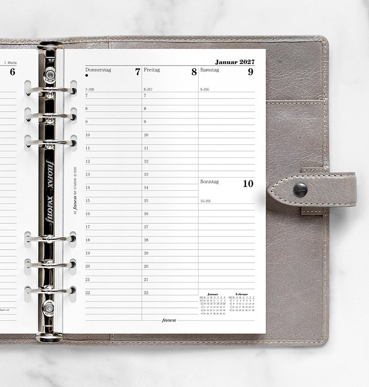 filofax-kalendereinlage-2027-a5-1-woche-auf-2-seiten-deutsch image 2