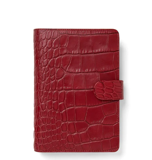 filofax-classic-croc-personal-organiser-kalbsleder-schwarz image 1