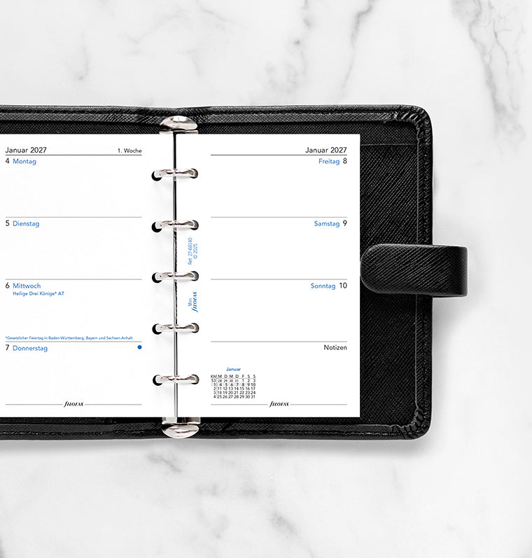 filofax-kalendereinlage-mini-2027-1-woche-2-seiten-deutsch image 2