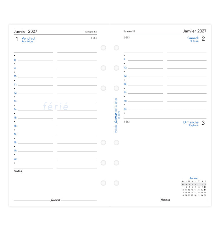 filofax-kalendereinlage-2027-personal-franz-sisch-1-tag-1-seite image 4
