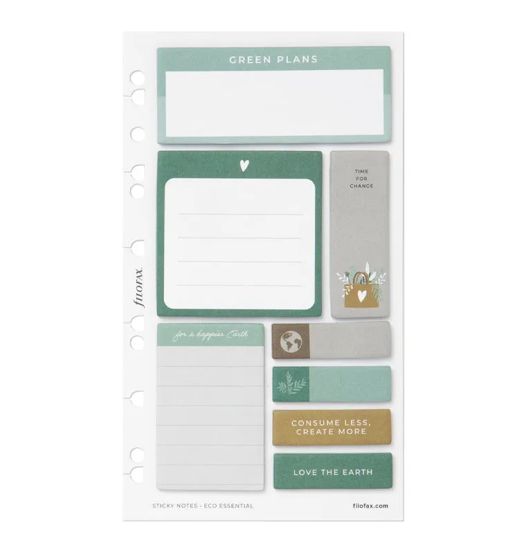 filofax-eco-essential-haftnotizen-set-wiederverwendbar-f-r-a5-personal image 1
