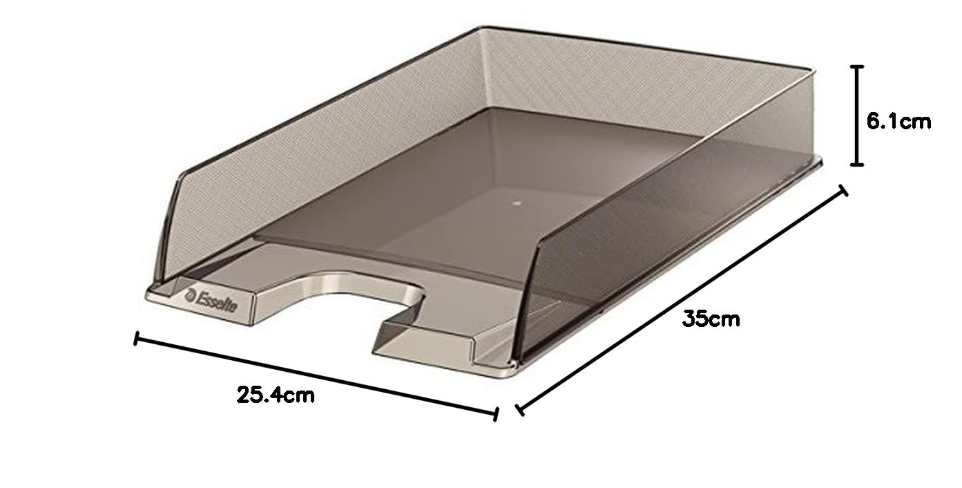 esselte-europost-a4-briefkorb-grau-transparent image 2
