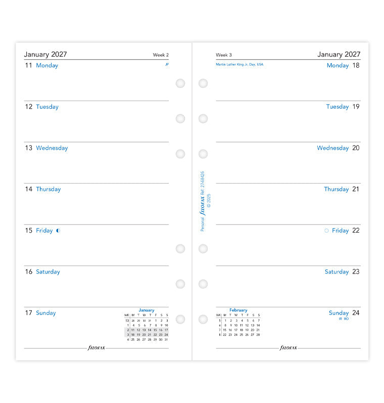 filofax-kalendereinlage-1-woche-1-seite-englisch-personal-2027 image 4