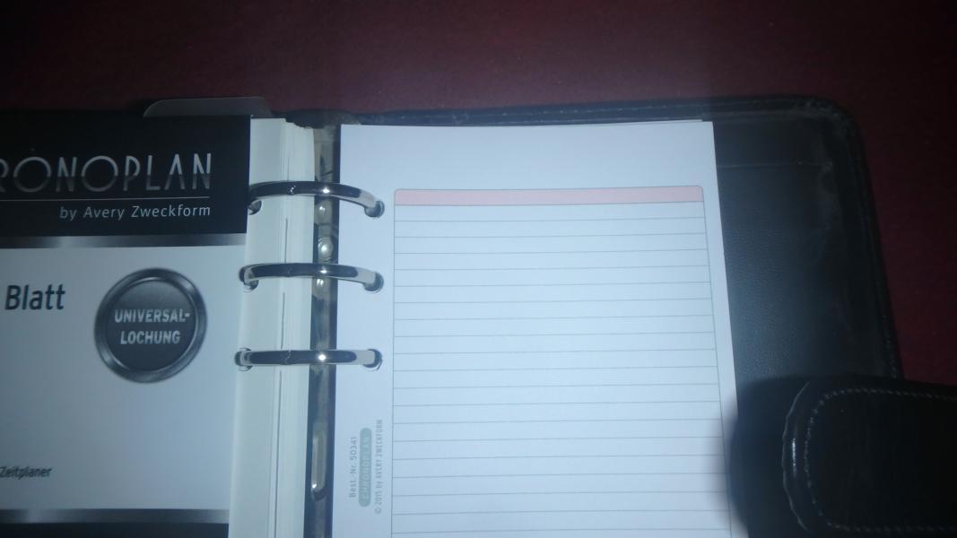 Passgenau für meinen Organizer