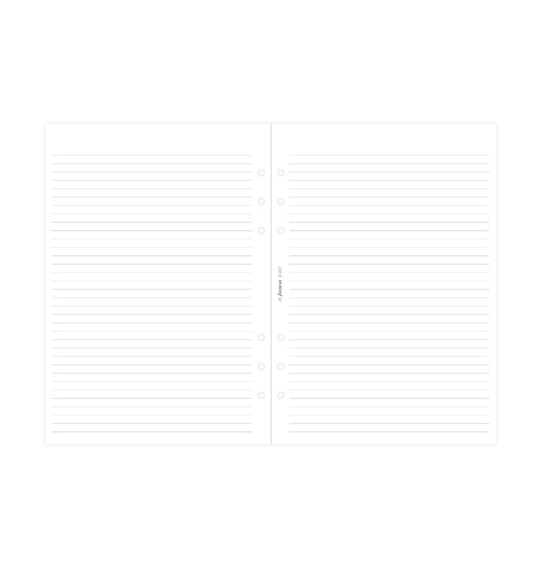 filofax-notizblock-a5-wei-liniert-40-blatt-organiser-einlage image 4