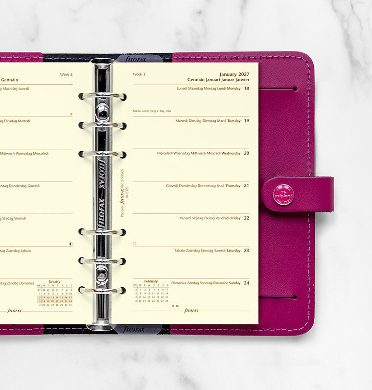 filofax-kalendereinlage-2027-personal-1-woche-1-seite-multilingual-cotton-cream image 2
