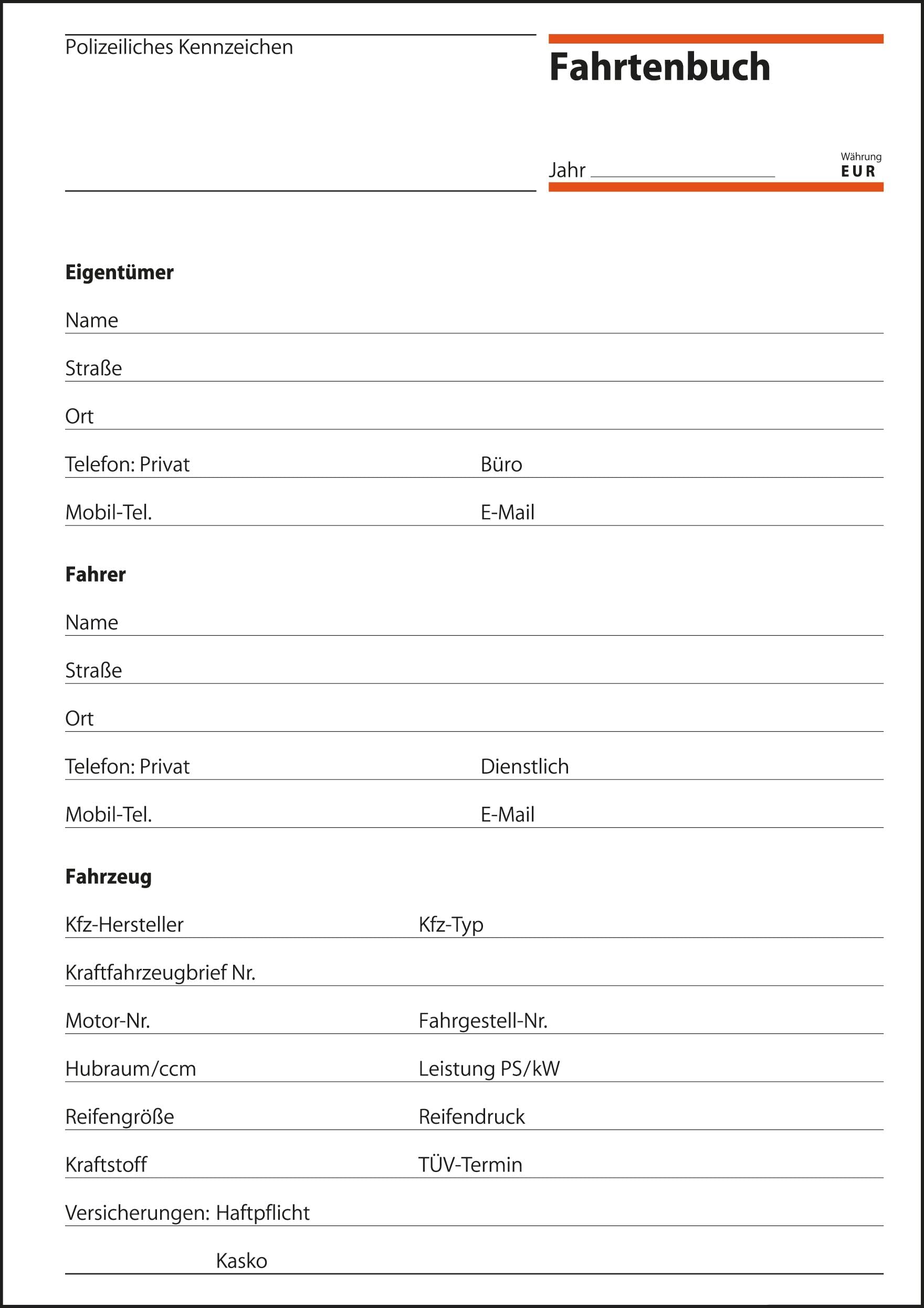 sigel-fa513-fahrtenbuch-a5-64-seiten-3er-pack-f-r-deutschland-und-sterreich image 2