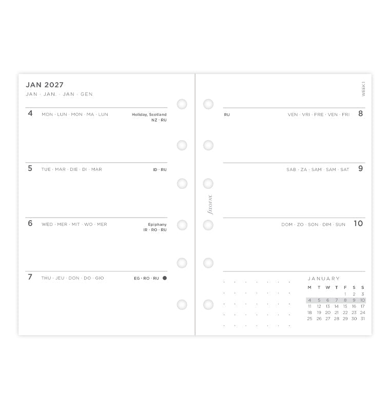 filofax-minimal-kalendereinlage-pocket-2027-1-woche-2-seiten-horizontal image 4