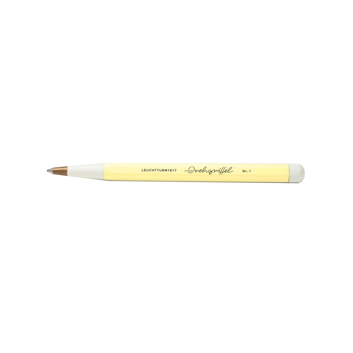 leuchtturm1917-drehgriffel-nr-1-gelstift-vanilla-schwarze-tinte image 1