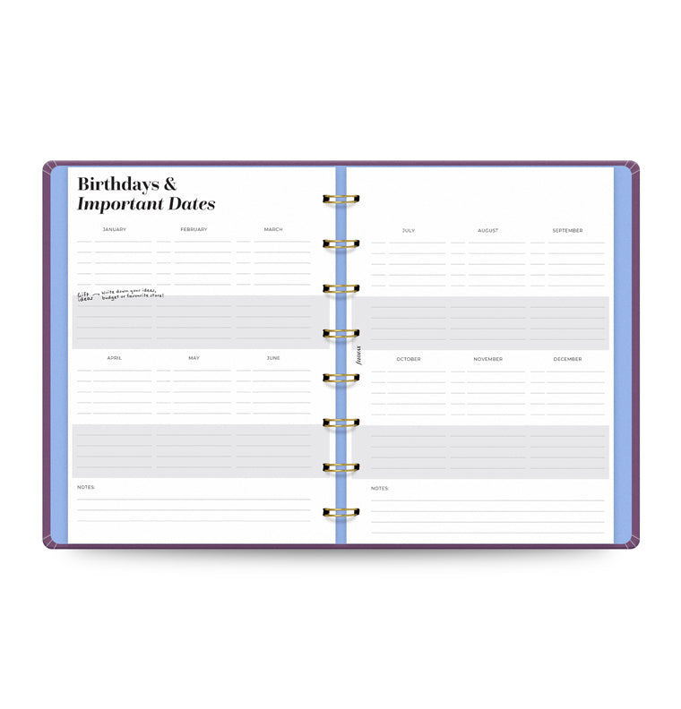filofax-ultimate-life-companion-a5-planner-my-plans-plum-2027-wochen-monatsplane image 3