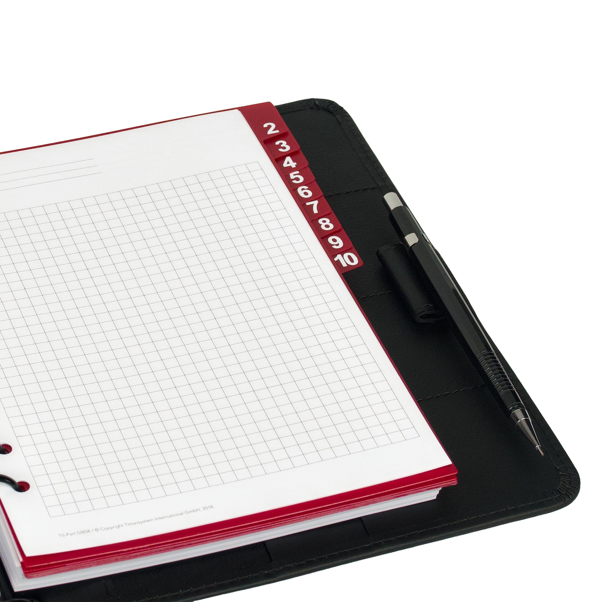 time-system-bus-databank-index-register-1-10-a5-kunststoff image 2