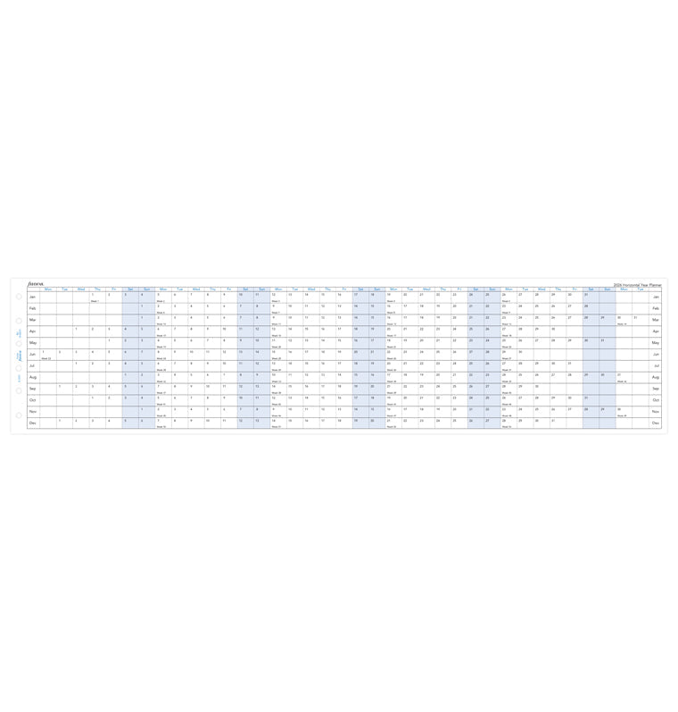filofax-jahresplaner-2026-pocket-englisch-leporello-einlage image 4