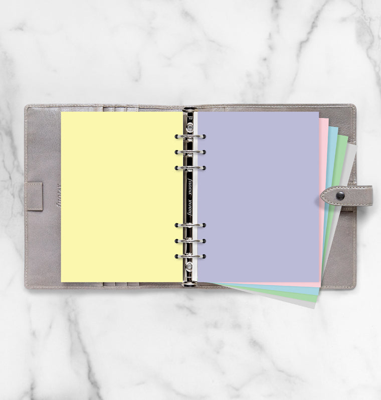filofax-notizpapier-pastel-blanko-a5-einlage image 3