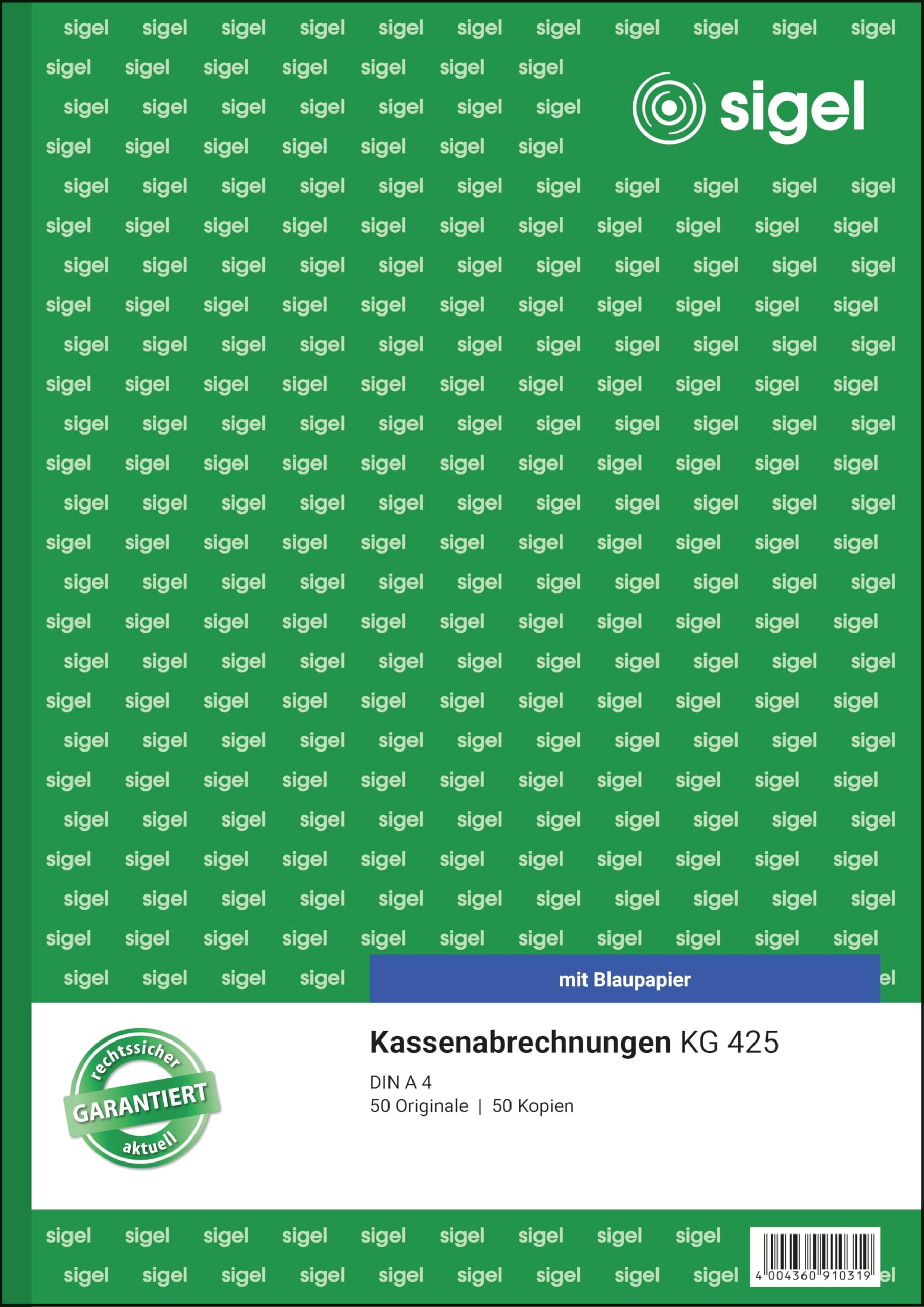 sigel-kg425-5-kassenabrechnung-a4-2x50-blatt-5er-pack-formularbuch image 8