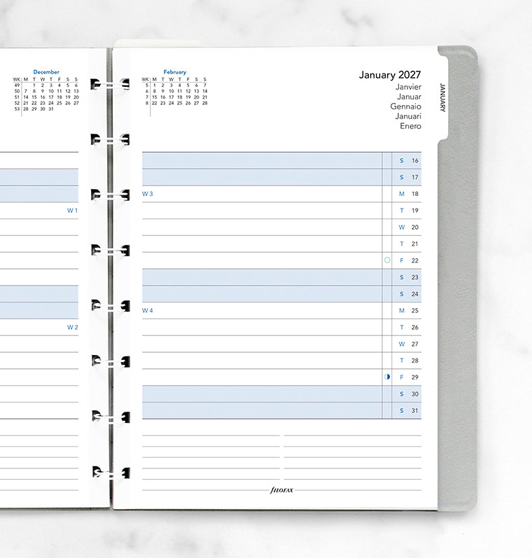 filofax-notebook-monatsplaner-a5-2027-multilingual-mit-tabs image 3