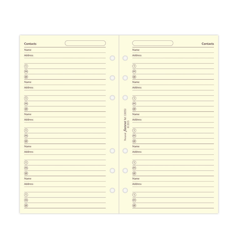 filofax-kontakte-cotton-cream-personal-adress-einlage image 5