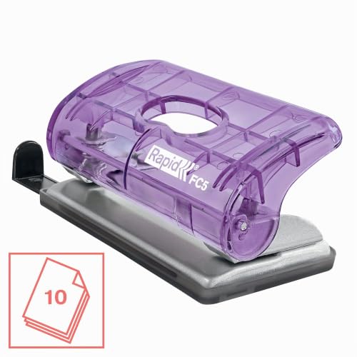 esselte-rapid-colour-breeze-mini-locher-2-fach-10-blatt-lavendel image 8
