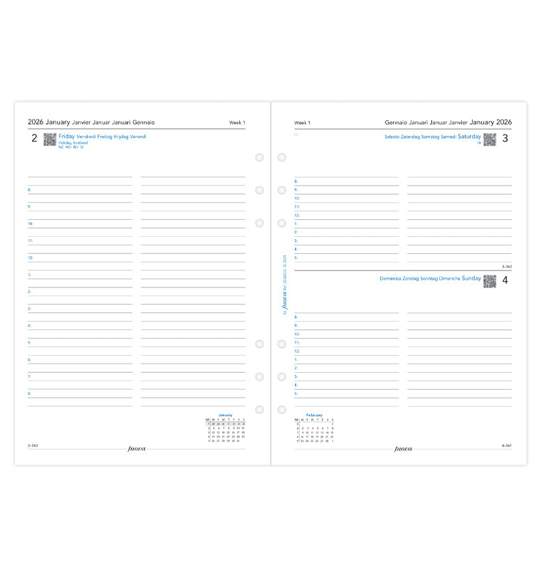 filofax-kalendereinlage-2026-a5-1-tag-1-seite-multilingual image 4