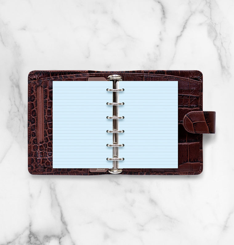 filofax-notizpapier-blau-liniert-pocket-20-blatt-sale image 3