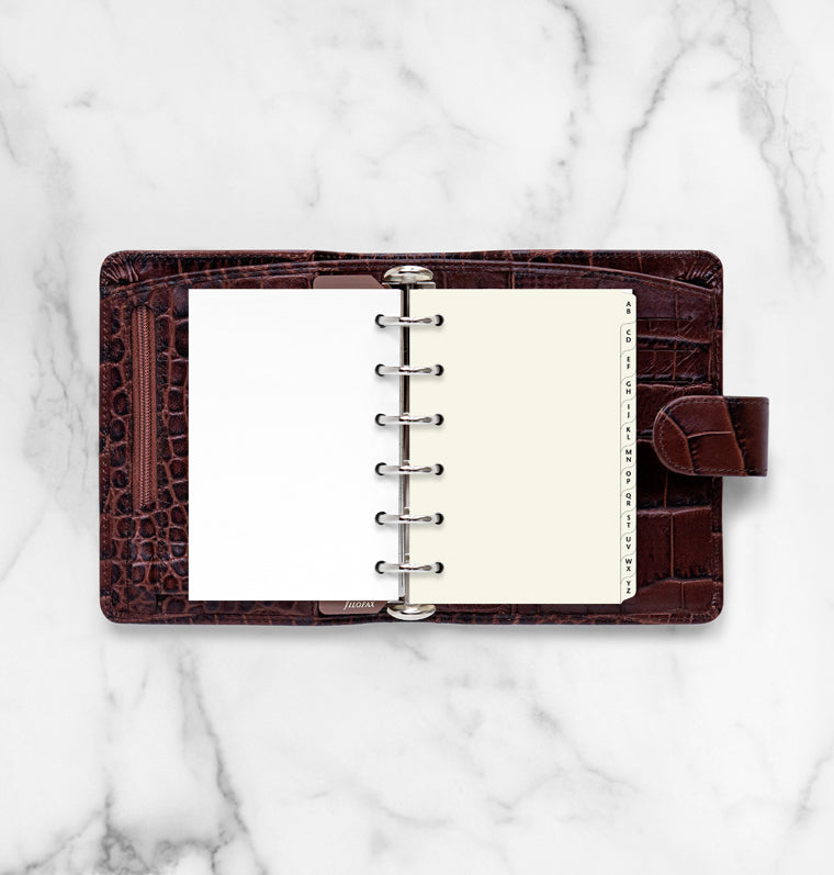 filofax-a-z-register-cream-pocket-organiser-register image 4