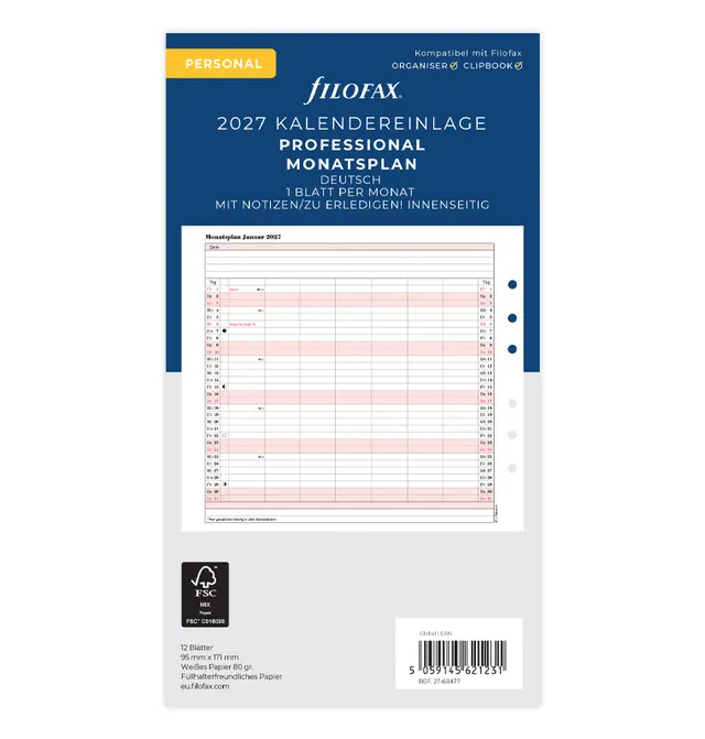 filofax-monatsplaner-leporellos-deutsch-personal-2027 image 1