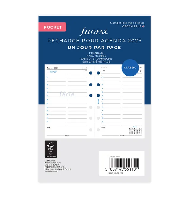 filofax-kalendereinlage-pocket-2026-1-tag-1-seite-franz-sisch image 1