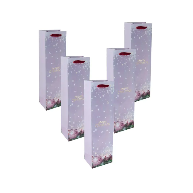 sigel-charming-christmas-flaschen-geschenkt-ten-5er-set-blaugr-n image 1