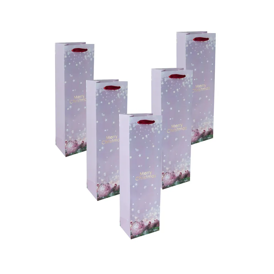 sigel-charming-christmas-flaschen-geschenkt-ten-5er-set-blaugr-n image 1