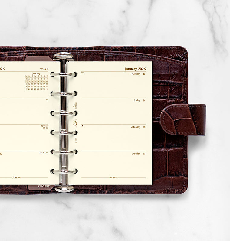 filofax-kalendereinlage-1-woche-2-seiten-englisch-cotton-cream-pocket-2026 image 2