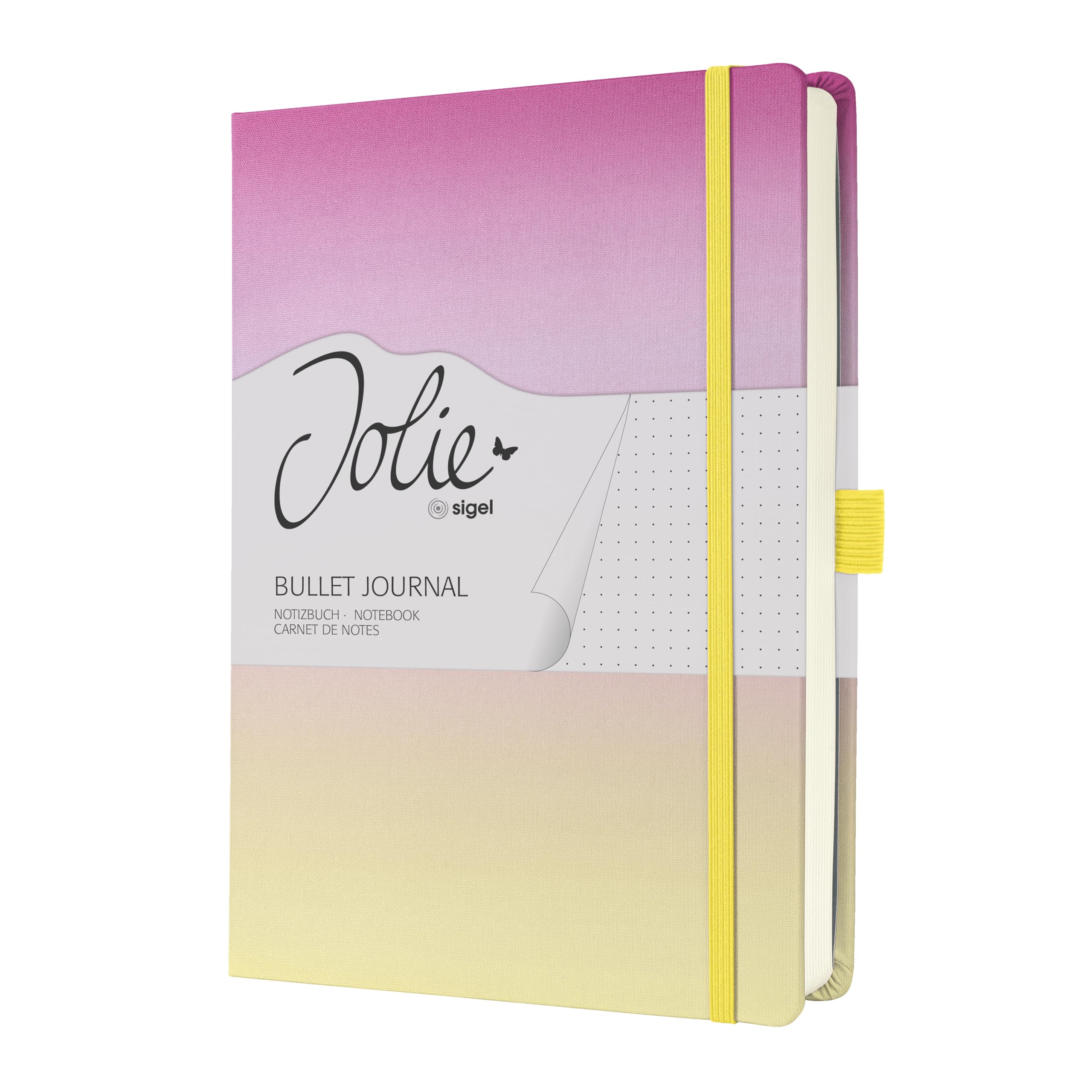 sigel-jolie-bullet-journal-a5-dotted-pink-200-seiten-hardcover image 6