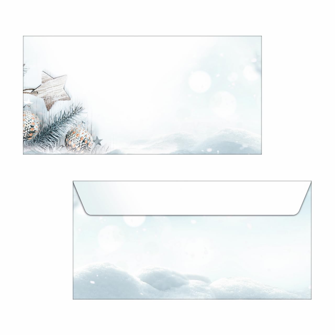 sigel-weihnachtsbriefpapier-golden-christmas-night-a4-25-blatt image 8