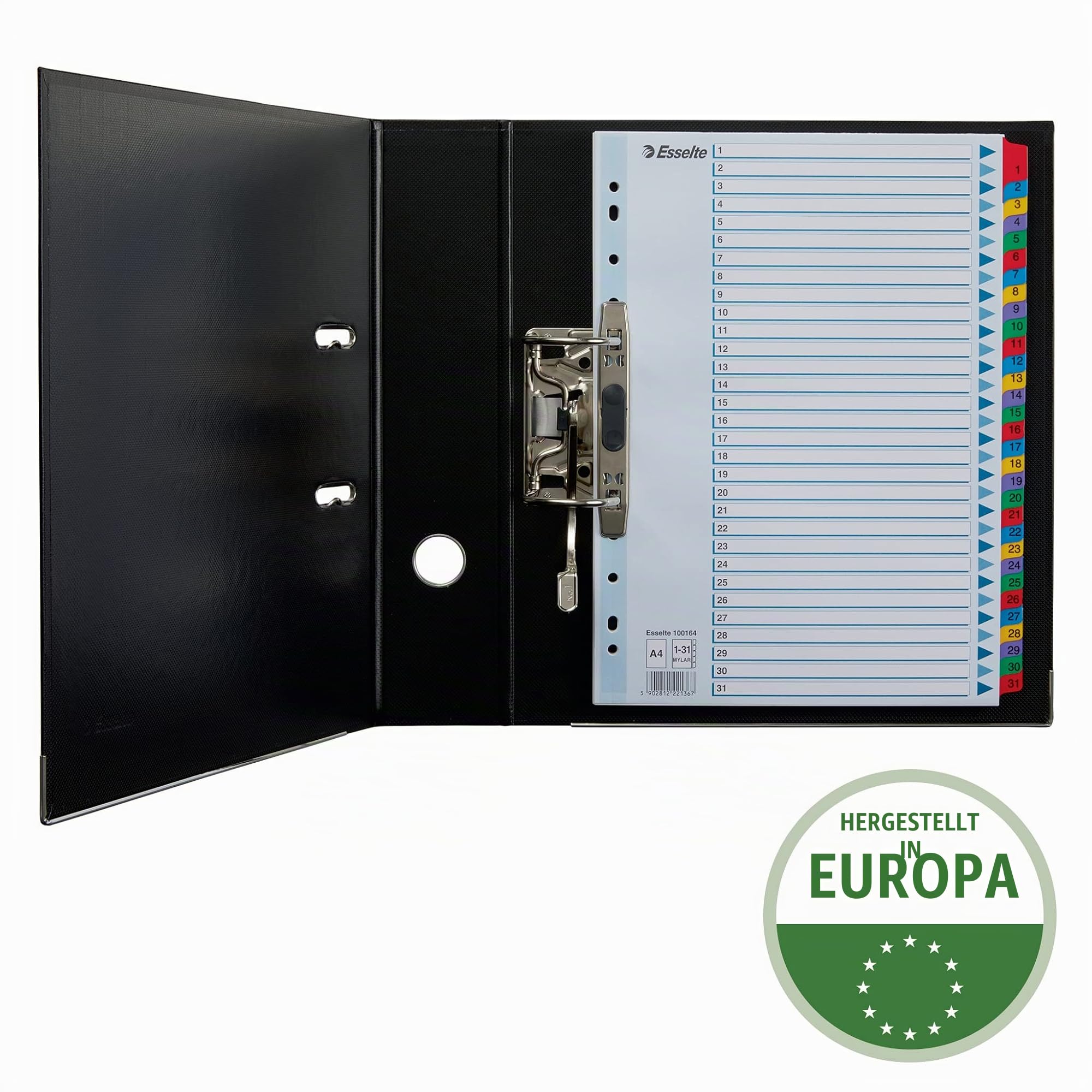 esselte-register-a4-1-31-mit-deckblatt-blau-karton-100164 image 4