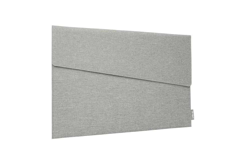 sigel-laptop-tasche-slim-sleeve-14-zoll-rpet-filz-hellgrau-mit-magnetverschluss image 1