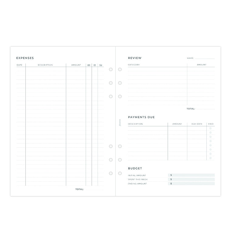 filofax-expense-tracker-a5-ausgabenplaner-einlage image 4