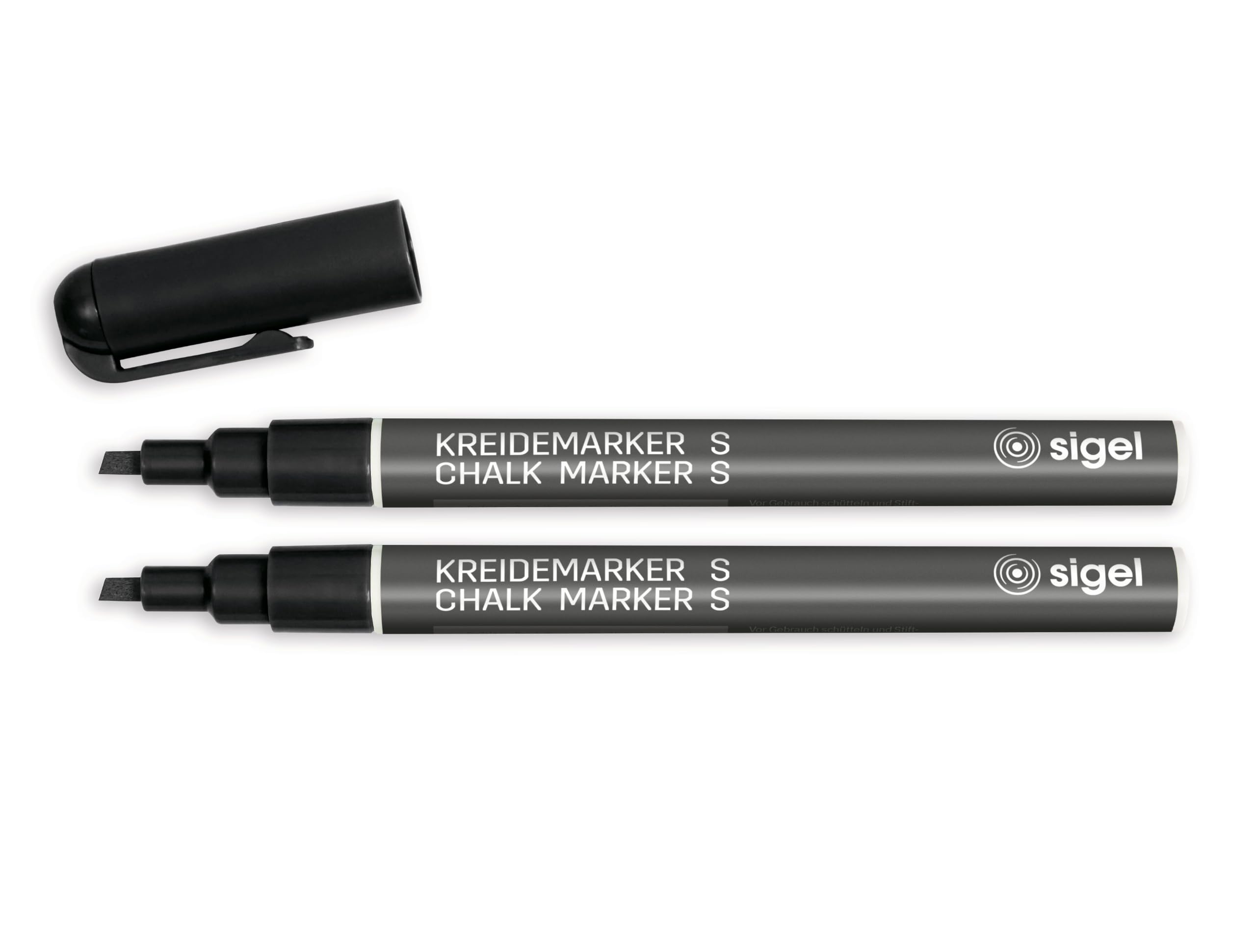 sigel-ba177-kreidemarker-schwarz-s-1-2-mm-2-st-ck image 1