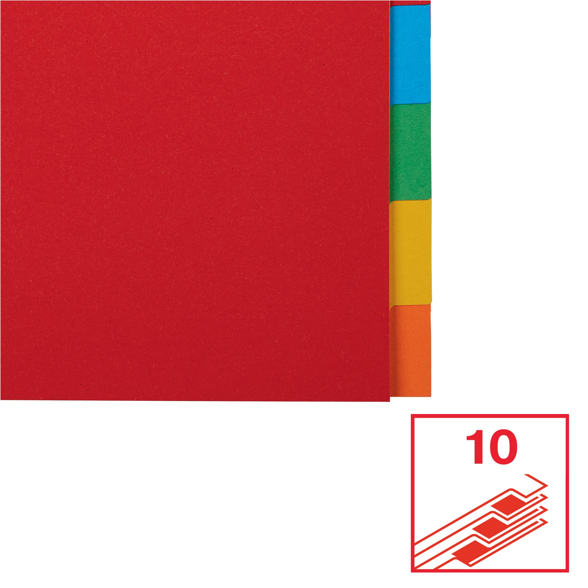 esselte-100201-register-a4-10-teilig-recyclingkarton-mehrfarbig image 3