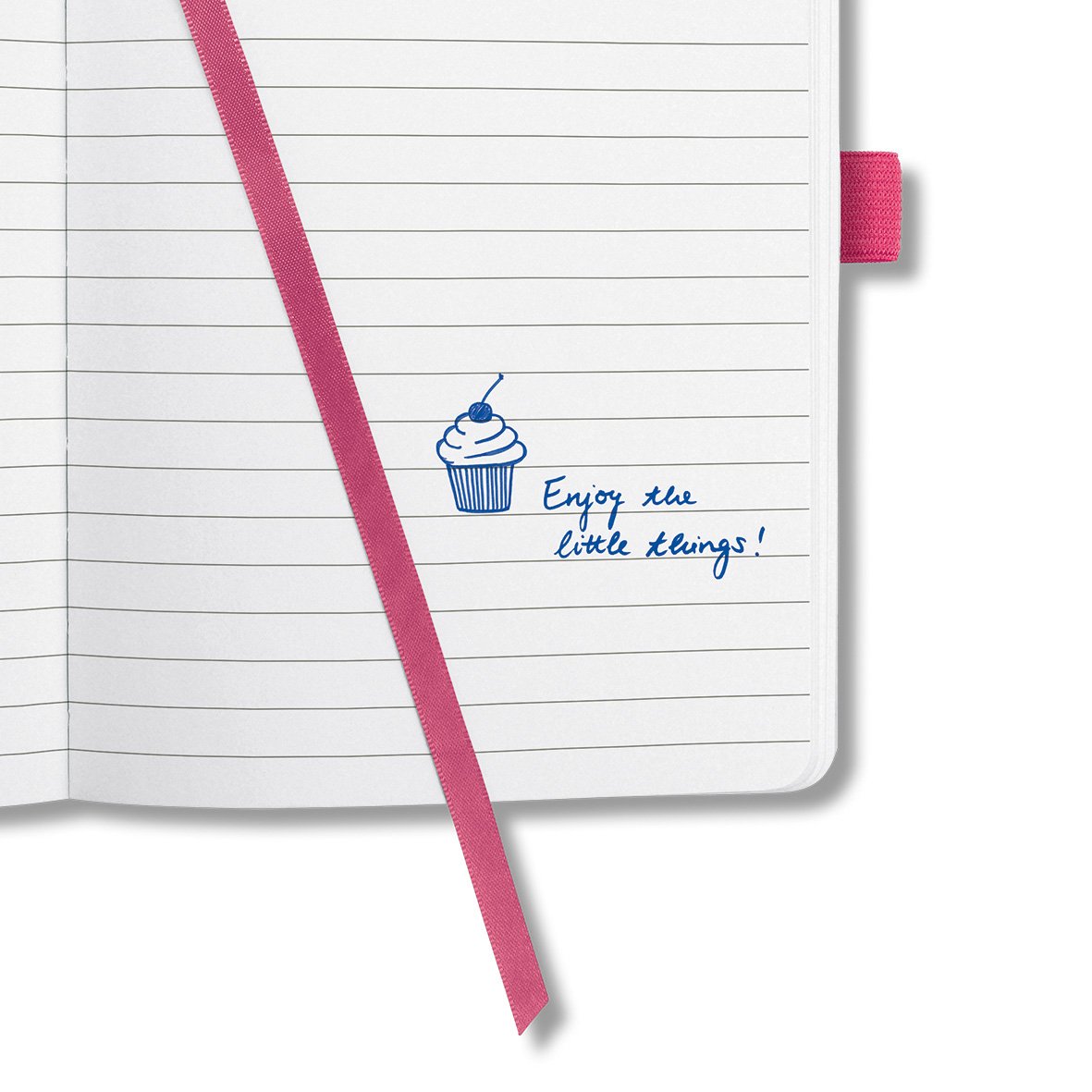 sigel-notizbuch-jolie-a6-liniert-pink-hardcover image 5