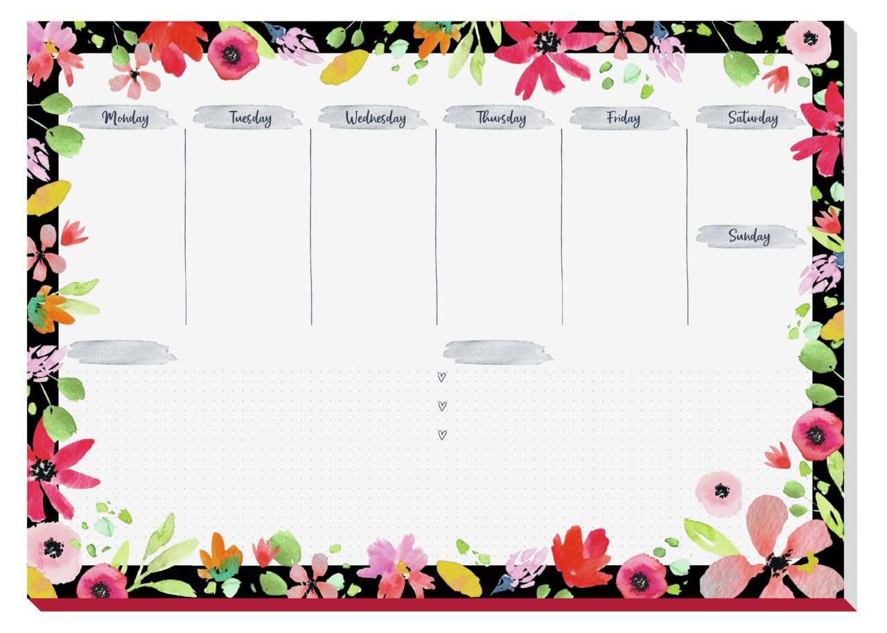sigel-schreibtischunterlage-jolie-flower-love-a3-wochenplaner-30-blatt image 6