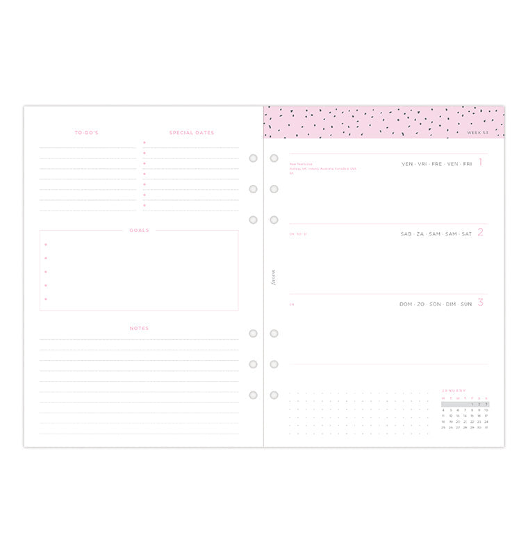 filofax-confetti-kalendereinlage-2027-a5-1-woche-auf-2-seiten-horizontal image 6