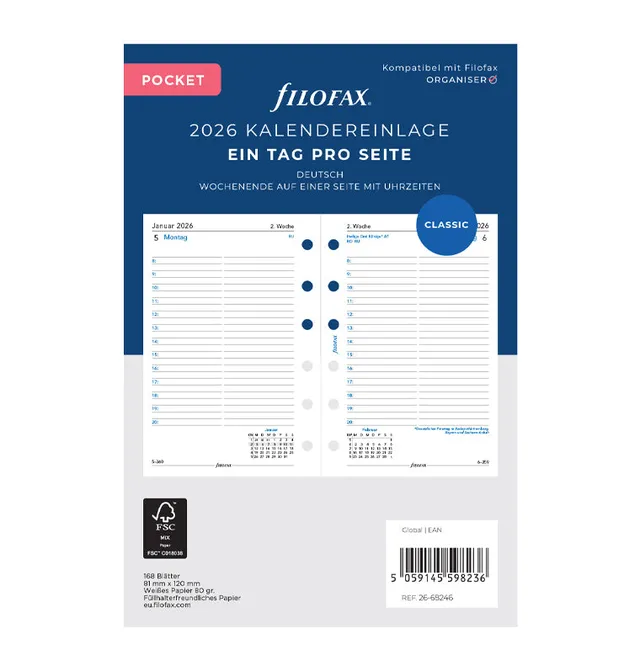 filofax-1-tag-1-seite-deutsch-pocket-2026-kalendereinlage image 1