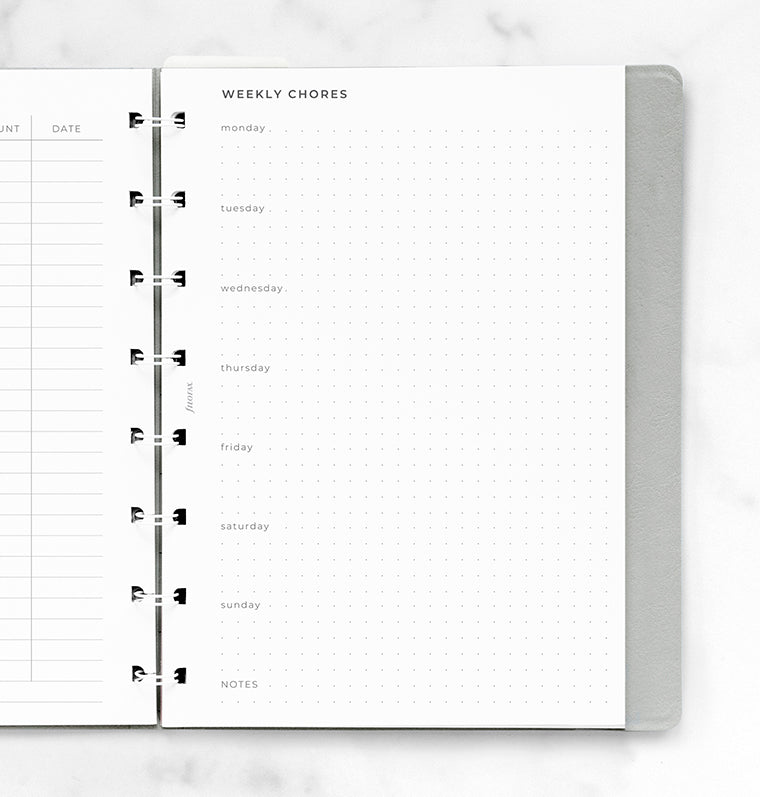 filofax-notebook-einlage-haushalts-planer-a5 image 2