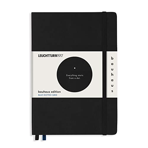 leuchtturm1917-bauhaus-edition-notizbuch-a5-hardcover-dotted-schwarz image 7
