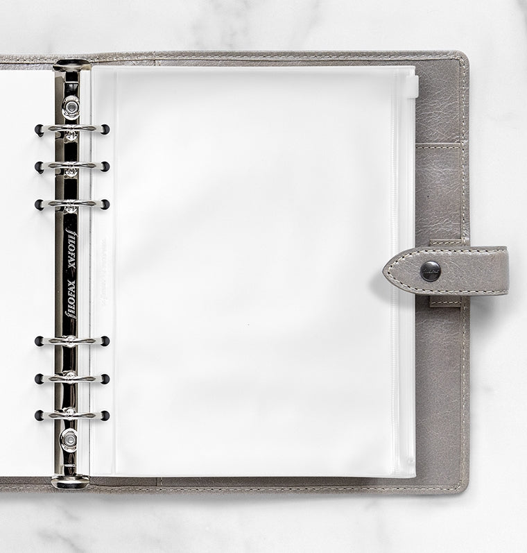 filofax-klarsichttasche-mit-rei-verschluss-a5-organiser-einlage image 1