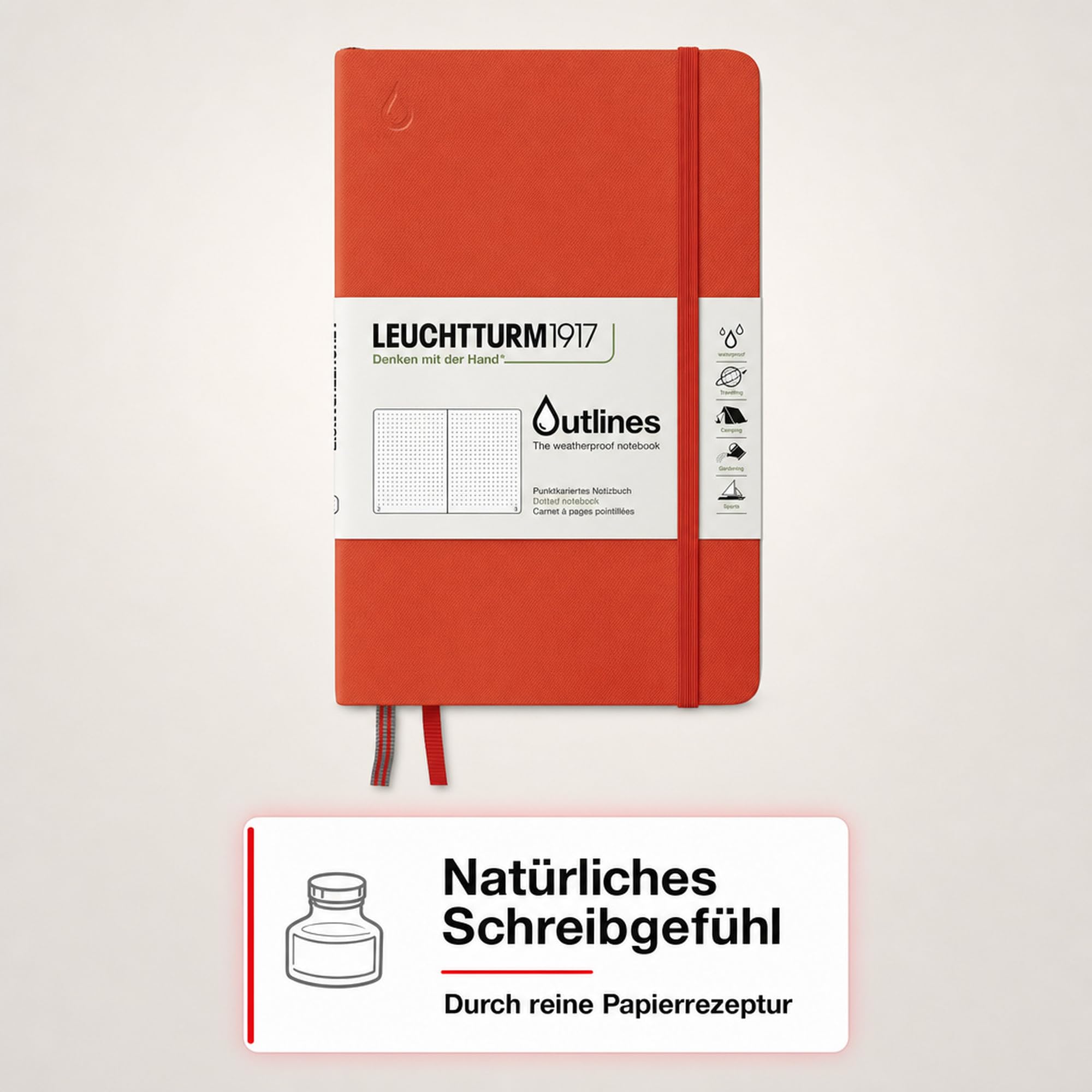 leuchtturm1917-outlines-notizbuch-b6-dotted-seekartenpapier-signal-orange image 6